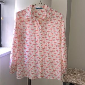Alice and Olivia Printed Blouse S